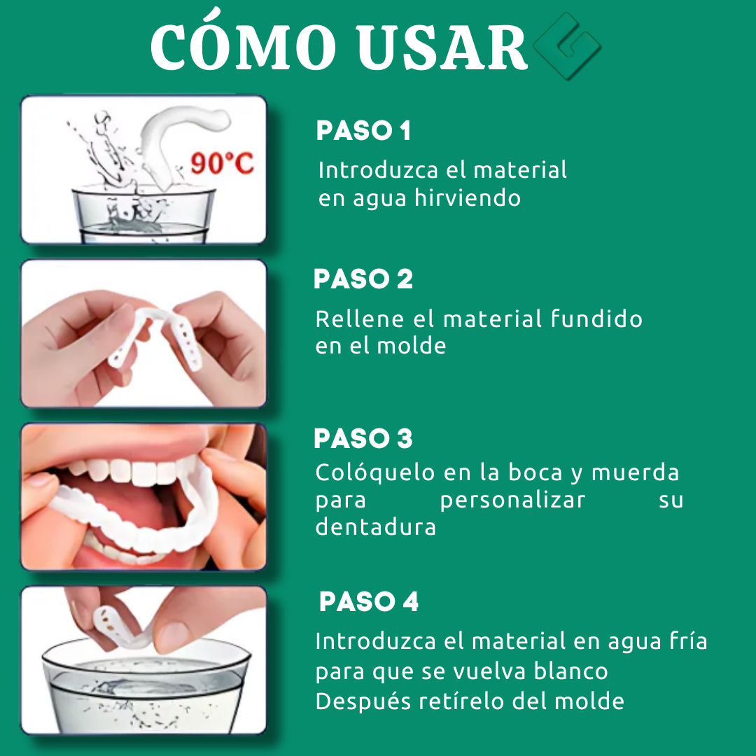 ¡OFERTA DE HOY!⌛CARILLAS DENTALES ADAPTABLES 2X1 +ENVIO GRATIS🏡🚚